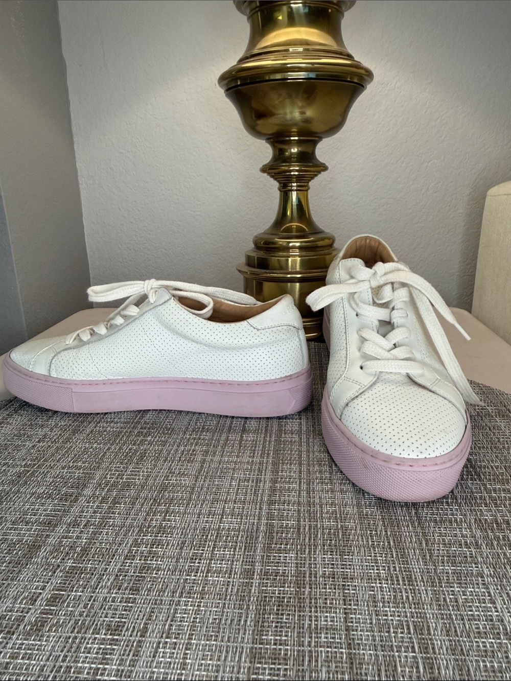 Greats White Leather Sneakers